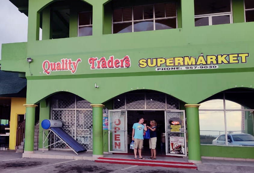 Quality Traders Supermarket in Negril Jamaica